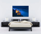 Rheinstein Castle at Twilight and the Rhine River, Germany! 14000