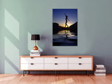 Nude Silhouette and Digital Reflection 14670 Home Decor Art Modern Art