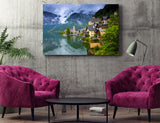 Beautiful Houses Photographed in Hallstatt, Austria! 15550 Canvas Art