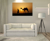 Camel at Sunset, Thar Desert, Jaiselmer, Rajasthan, India! 21601