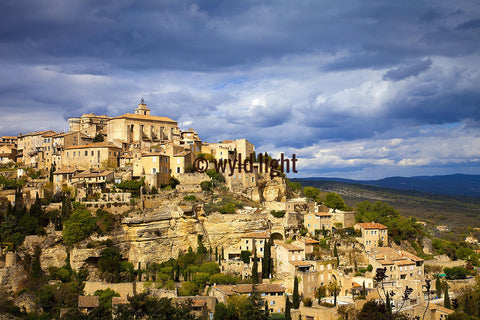 A Stunning View of the Famous Hilltop Village in Gordes, France 22135