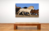 Southern Iceland Horses Galloping Away! 22207 Horse Wall Art