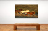 Southern Iceland Horses Running In The Meadow! 22878 Horse Wall Art