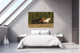 Southern Iceland Horses Running In The Meadow! 22882 Horse Wall Art