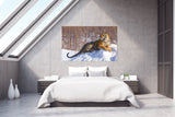 A Siberian Tiger On Snow in Northeast China! 25484 Tiger Wall Art
