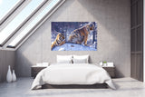 Siberian Tigers Enjoying the Snow in Northeast China! 25491 Tiger Art