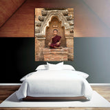 Novice Monk, Bagan, Burma (Myanmar)! 27216MYANMAR Modern Wall Art