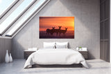 Sika Deer at Sunrise, Nemuro, Hokkaido Island, Japan! 30587 Deer Art