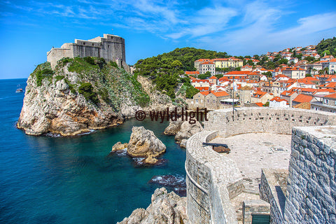 The Massive The Lovrijenac Fortress in Dubronik, Croatia 35096