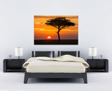 Beautiful Sunset, Savute region of Botswana! 35164 Sunset Wall Art