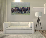 A Herd of Horses in the Meadow in Inner Mongolia, Northern China 38439