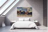 A Herd of Horses in the Meadow in Inner Mongolia, Northern China 38441