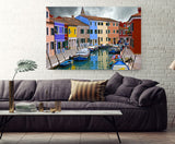 Burano Island, Venice, Italy! 38958 Home Decor Art Scenic Photography