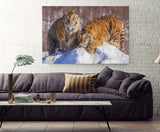 Siberian Tigers Enjoying the Snow in Northeast China! 39717