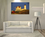 Painting of Cape Neddick, Nubble Light, Maine Coast! 39721