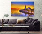 Painting of Portland Maine Light, Cape Elizabeth Maine 39723