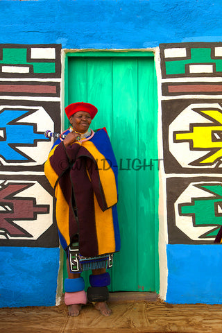 Ndebele Tribe Near Johannesburg, South Africa! 24419SOUTH_AFRICA