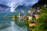 Beautiful Houses Photographed in Hallstatt, Austria! 15550 Canvas Art