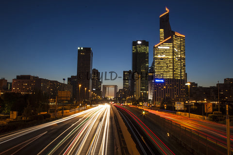 La Defense at Twight, Paris, France! 27167 Modern Art Home Decor Art