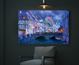 A Dominating Blue Look of French Architecture in Colmar, France 13310
