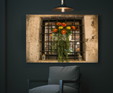A Decorative Flower Window in Dubronik, Croatia 35095