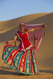 Indian dancer on the dunes, Thar Desert, Rajasthan, India! 20974