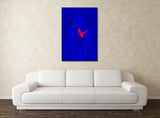 Colorful Image Showing the Position of the Heart in the Body! MS-2919
