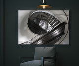 Metal Staircase Inside the Hunting Island Light, SC MS-8935 Modern Art