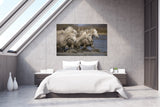 White Horses of the Camargue, Provence, France! MS-9248 Horse Wall Art