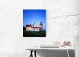 West Quoddy Head Light, Lubec, Maine Coast! MS-9950 Lighthouse Art