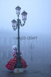Carnival in Venice, Italy on a foggy morning in San Marco Square 34311