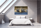 Splashing of the White Horses of the Camargue, France 35026