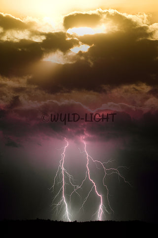 Summer storm in Arizona! 9C9 Modern Wall Art Home Decor Art Modern Art
