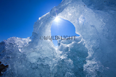 Glacial Ice On Black Sand Beach in Southern Iceland! 22253