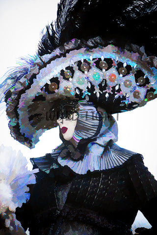 Venice masked model at carnival in Italy! 30949 Canvas Art Modern Art